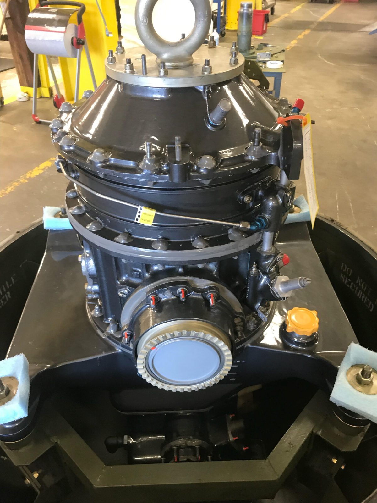 Overhauled helicopter transmission